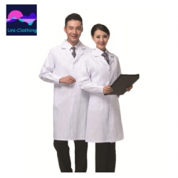 White Coat long Sleeve Doctor Clothes